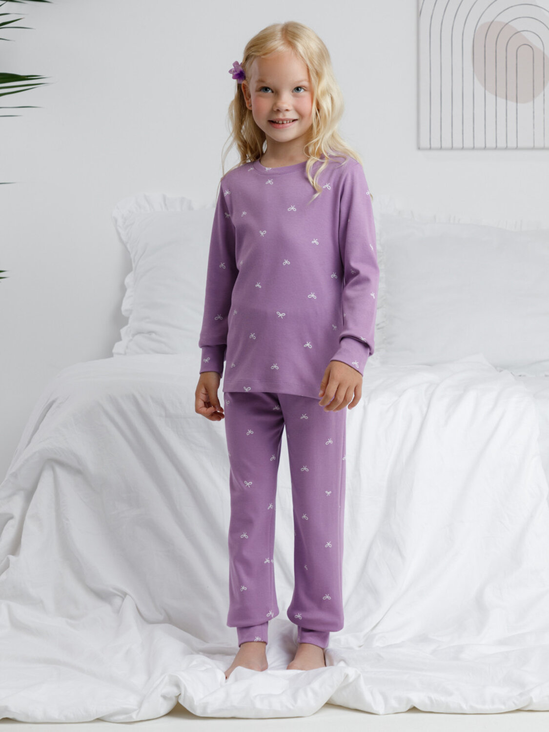 CROCKID Пижама 606184 К 1552 фиолетовый