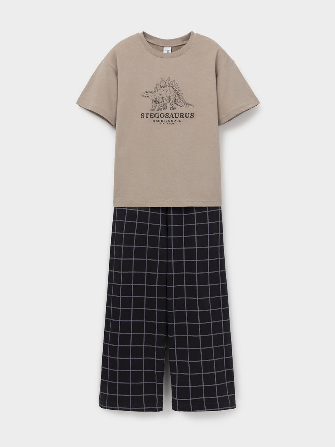 CROCKID Пижама 606196 МП 1694 темно-бежевый