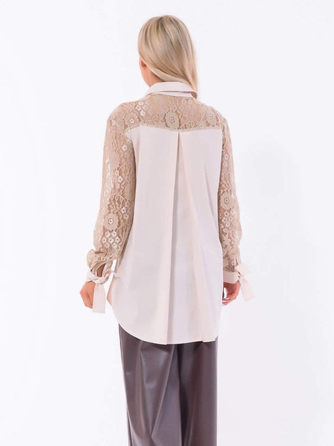 LT Collection Рубашка 606199 Б16223-10М Бежевый