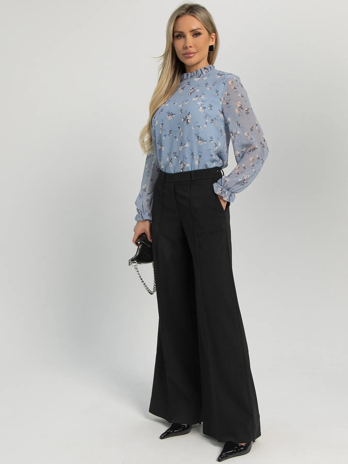 LT Collection Блуза 606200 Б16235-53М Голубой