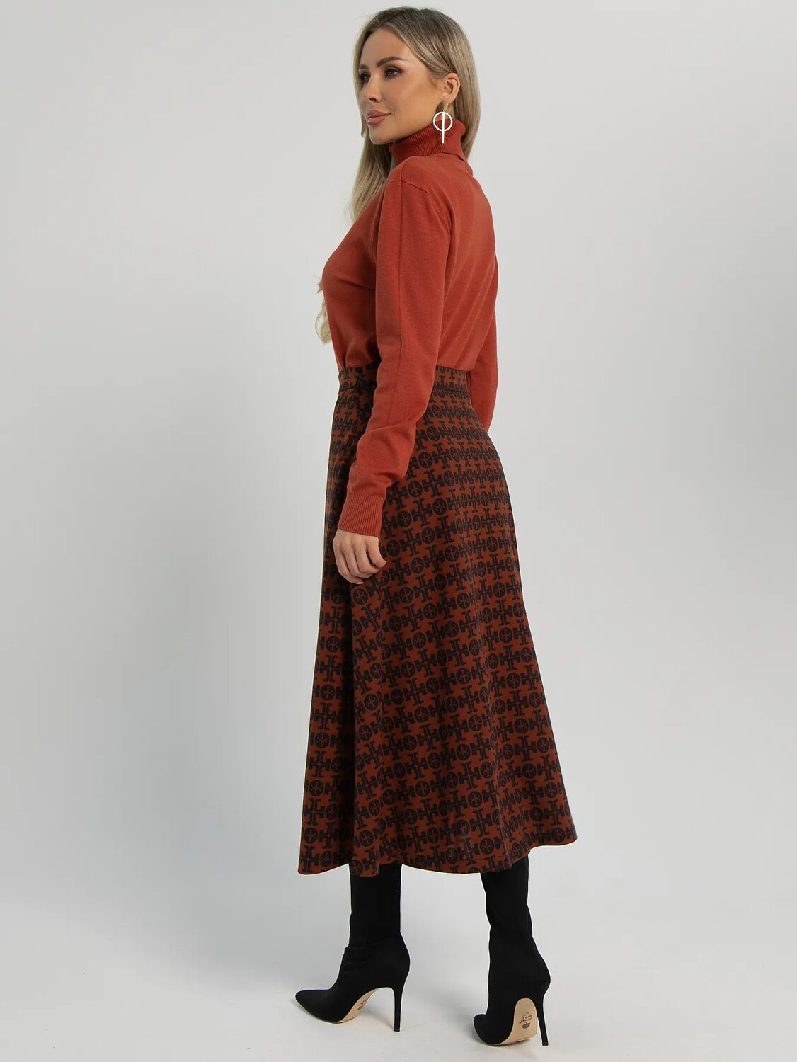 LT Collection Юбка 606202 Ю16237-53М Коричневый