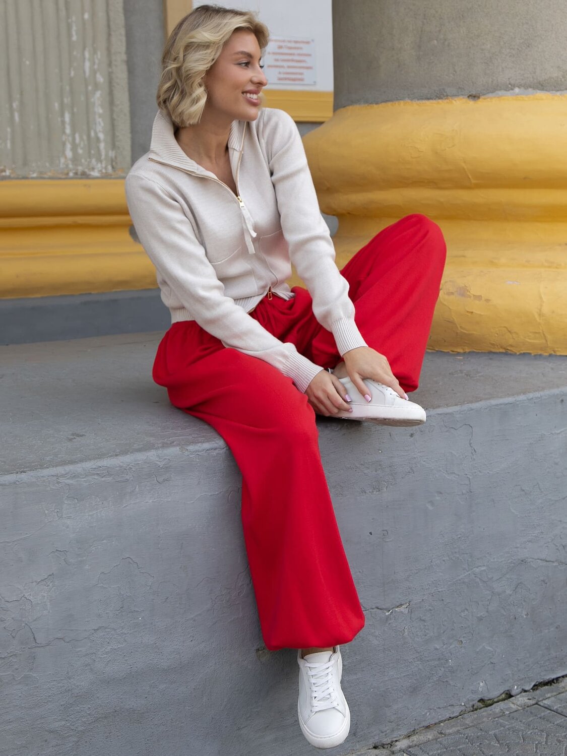 LT Collection Брюки 606573 Б16303-7М Красный