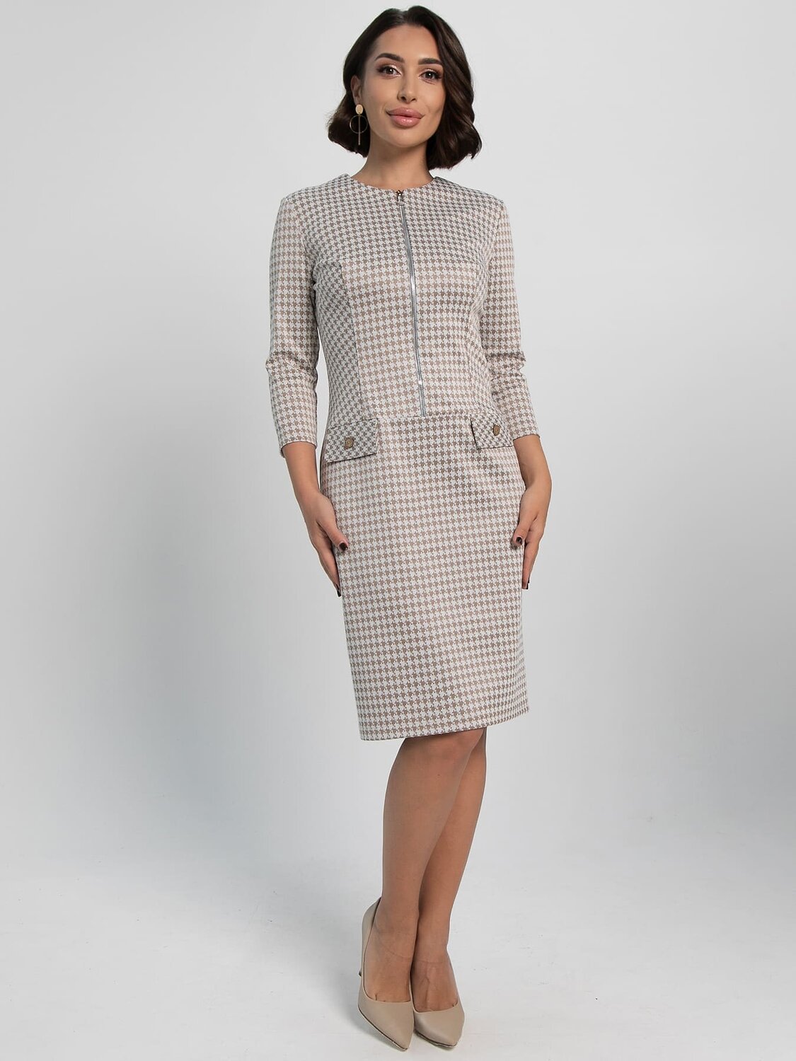LT Collection Платье 606632 П16039-19М Бежевый