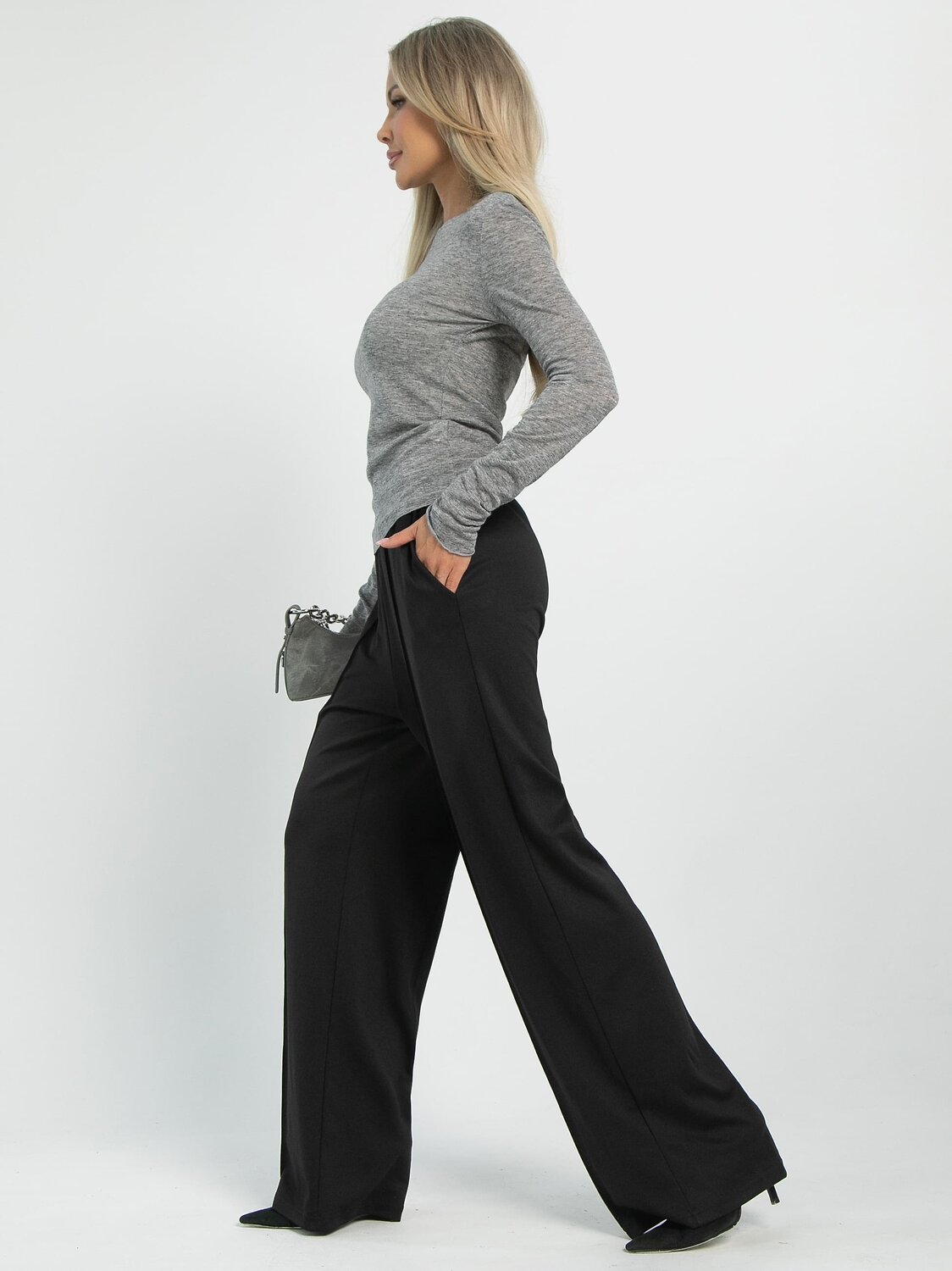 LT Collection Брюки 606635 Б16248-30М Черный