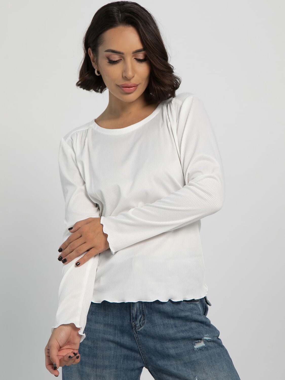 LT Collection Лонгслив 606636 Б16260-47М Белый