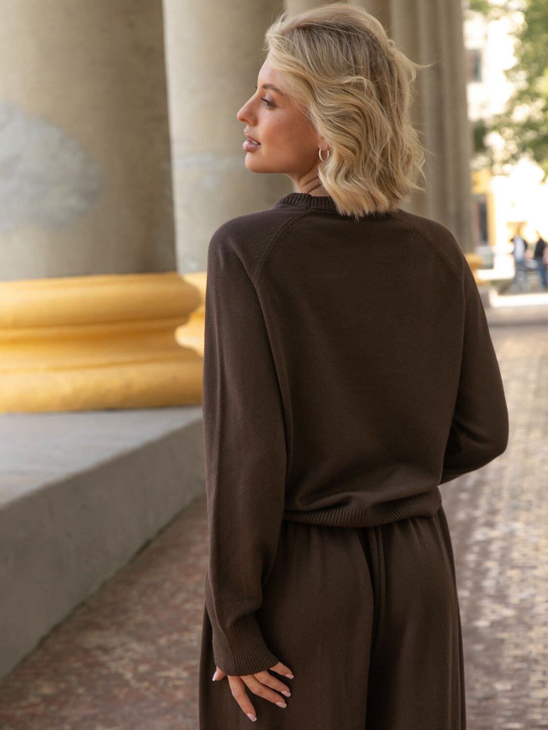LT Collection Джемпер 606640 Б16305-7М Коричневый