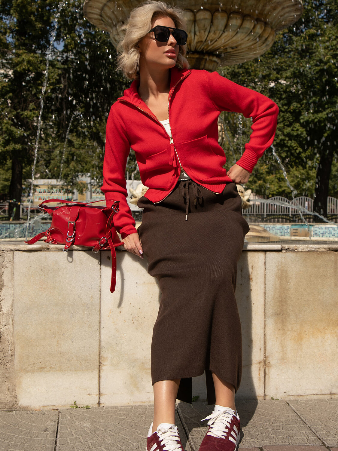 LT Collection Юбка 606652 Ю16321-7М Коричневый