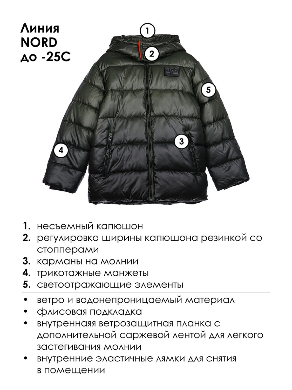 PLAYTODAY Куртка 458926 32411053 темно-зеленый