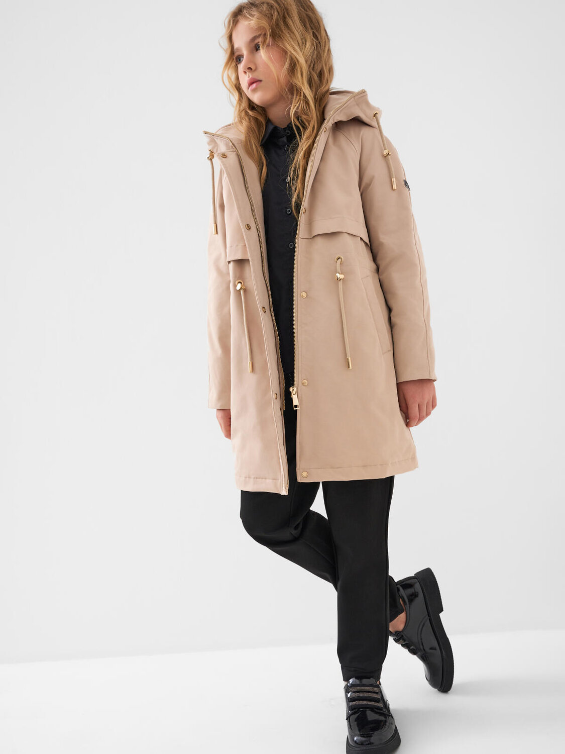 PLAYTODAY Плащ 606847 32621546 бежевый