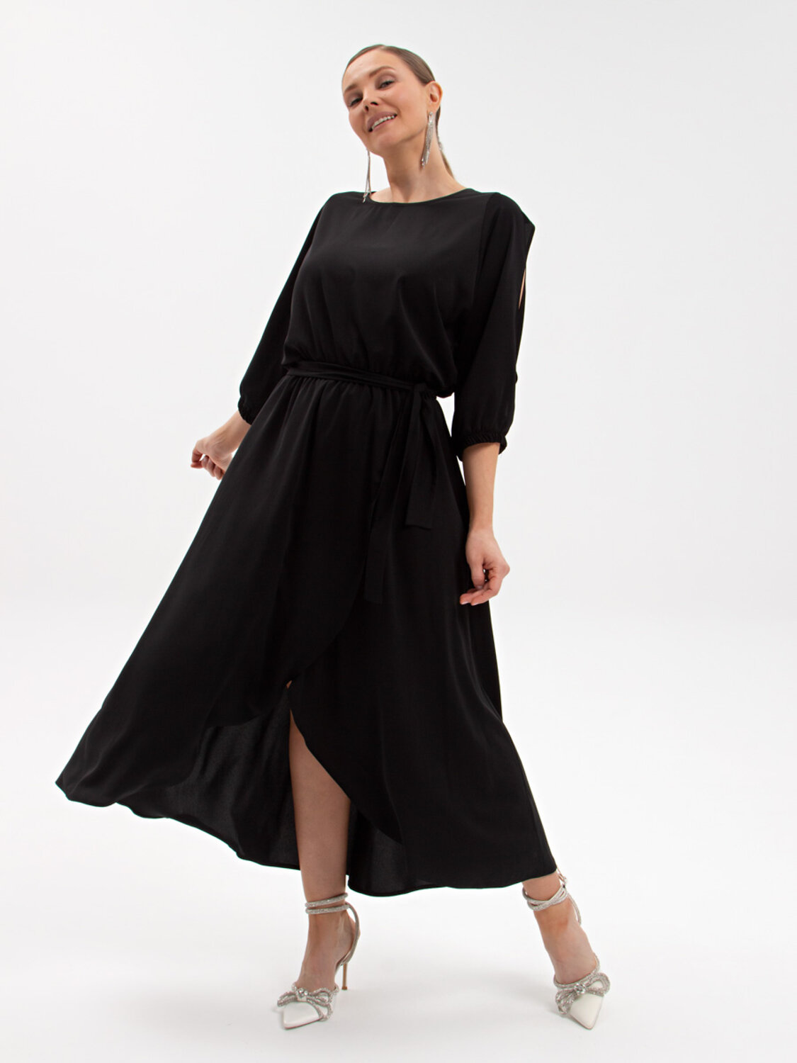 LT Collection Платье 606902 П16366-1М черное
