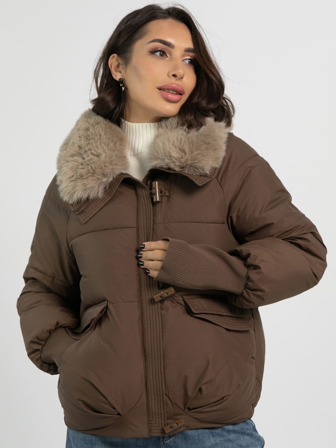 LT Collection Куртка 607311 Б16359-4М Коричневый