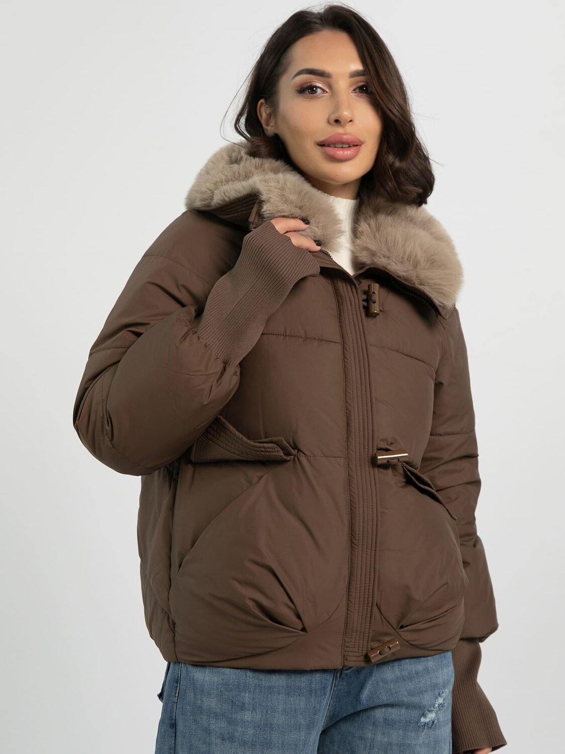 LT Collection Куртка 607311 Б16359-4М Коричневый