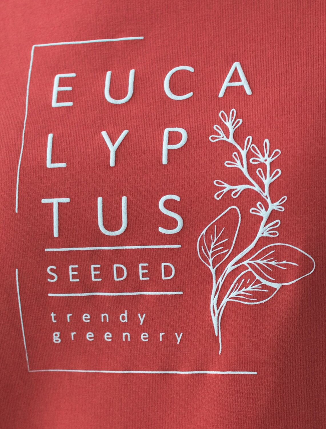 VILATTE Футболка 607424 D49.176 т.красный_eucalyptus