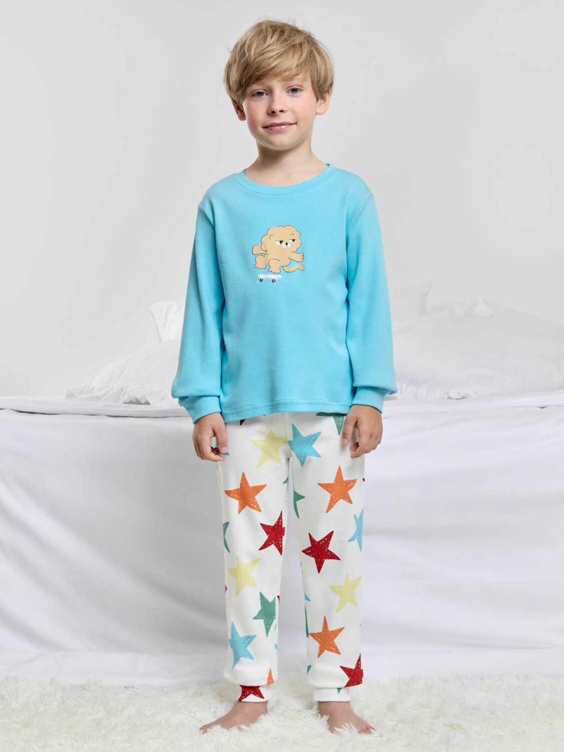 CROCKID Пижама 607500 МП 1679 голубой