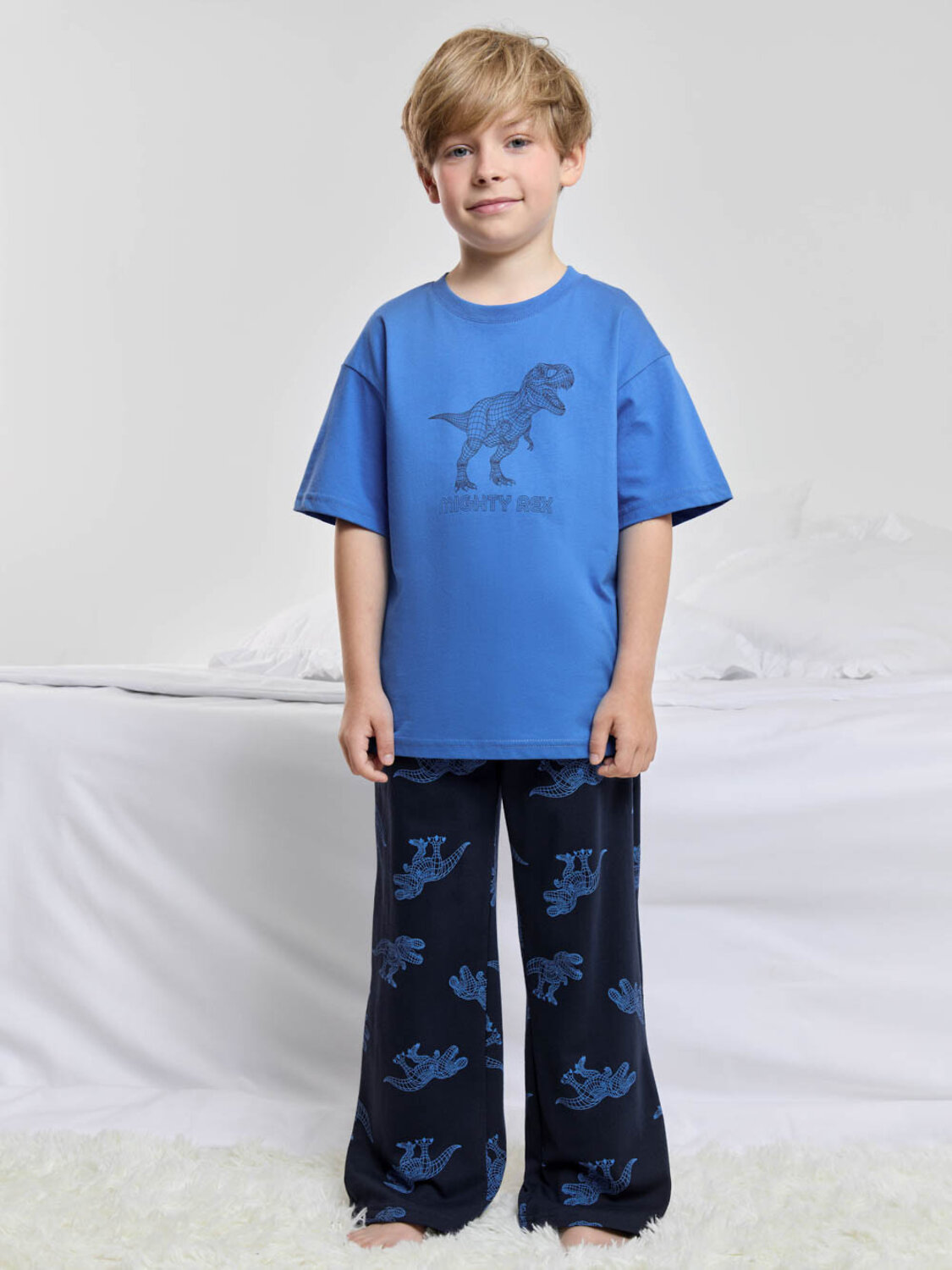 CROCKID Пижама 607501 МП 1694 синий