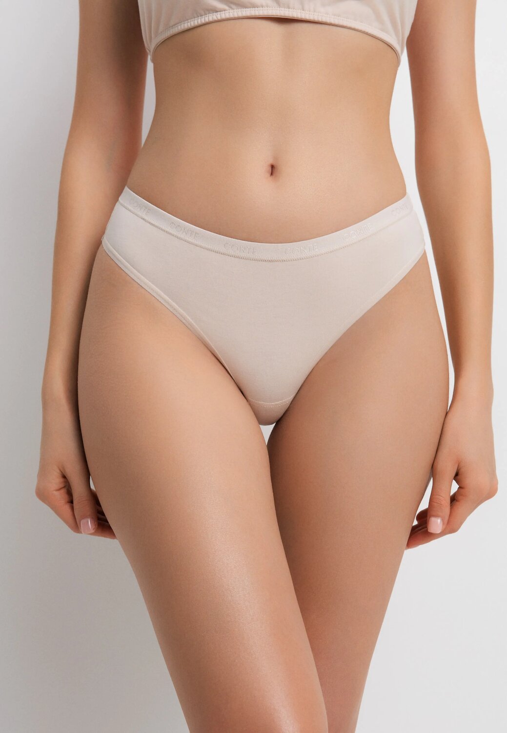 Conte elegant Трусы 607604 COMFORT COTTON LST 5569 (коробочка) natural