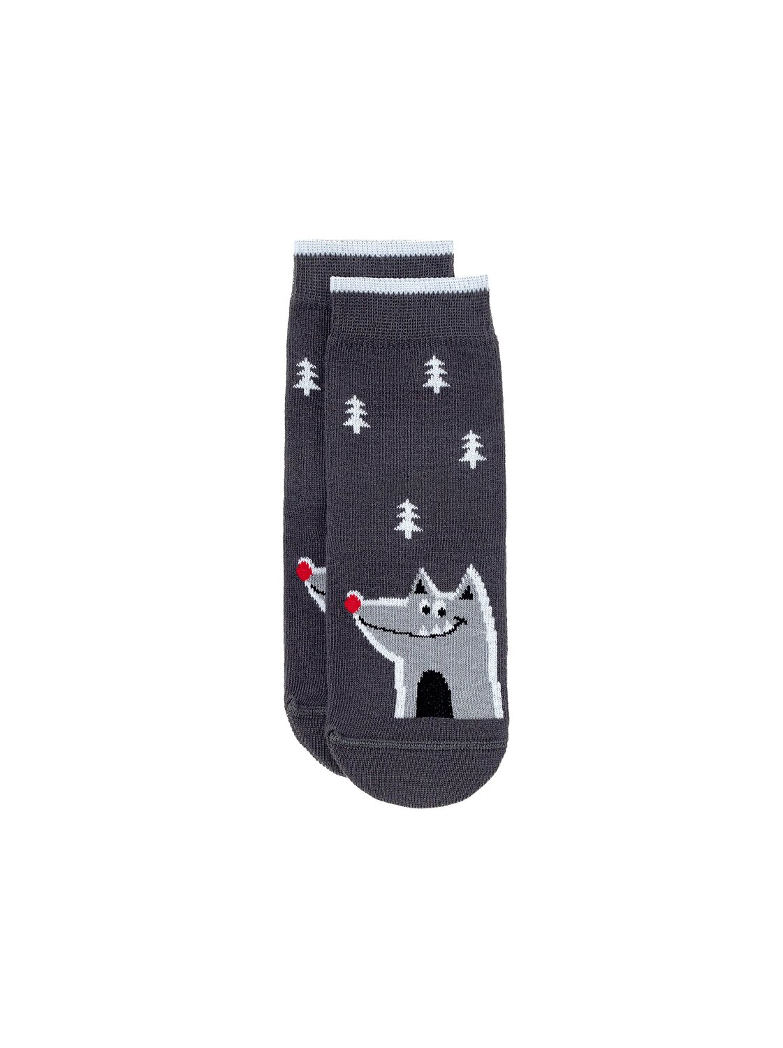 CONTE-KIDS Носки 607790 TIP-TOP (антискользящие) 7С-54СП темно-серый