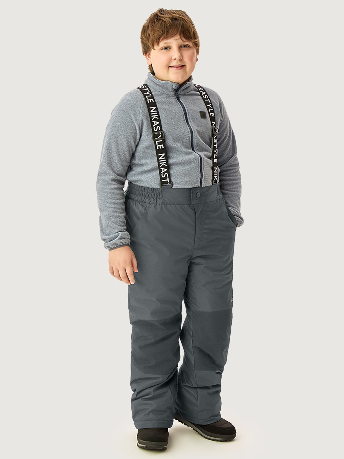 NIKASTYLE Брюки 607934 п2з6325 серый