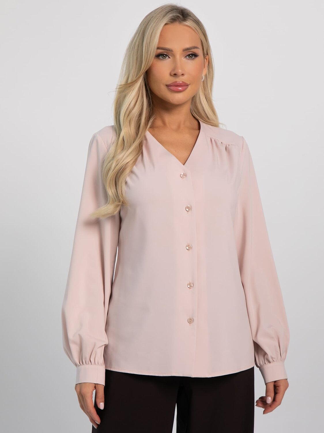 LT Collection Блуза 608248 Б16247-16М пудровый