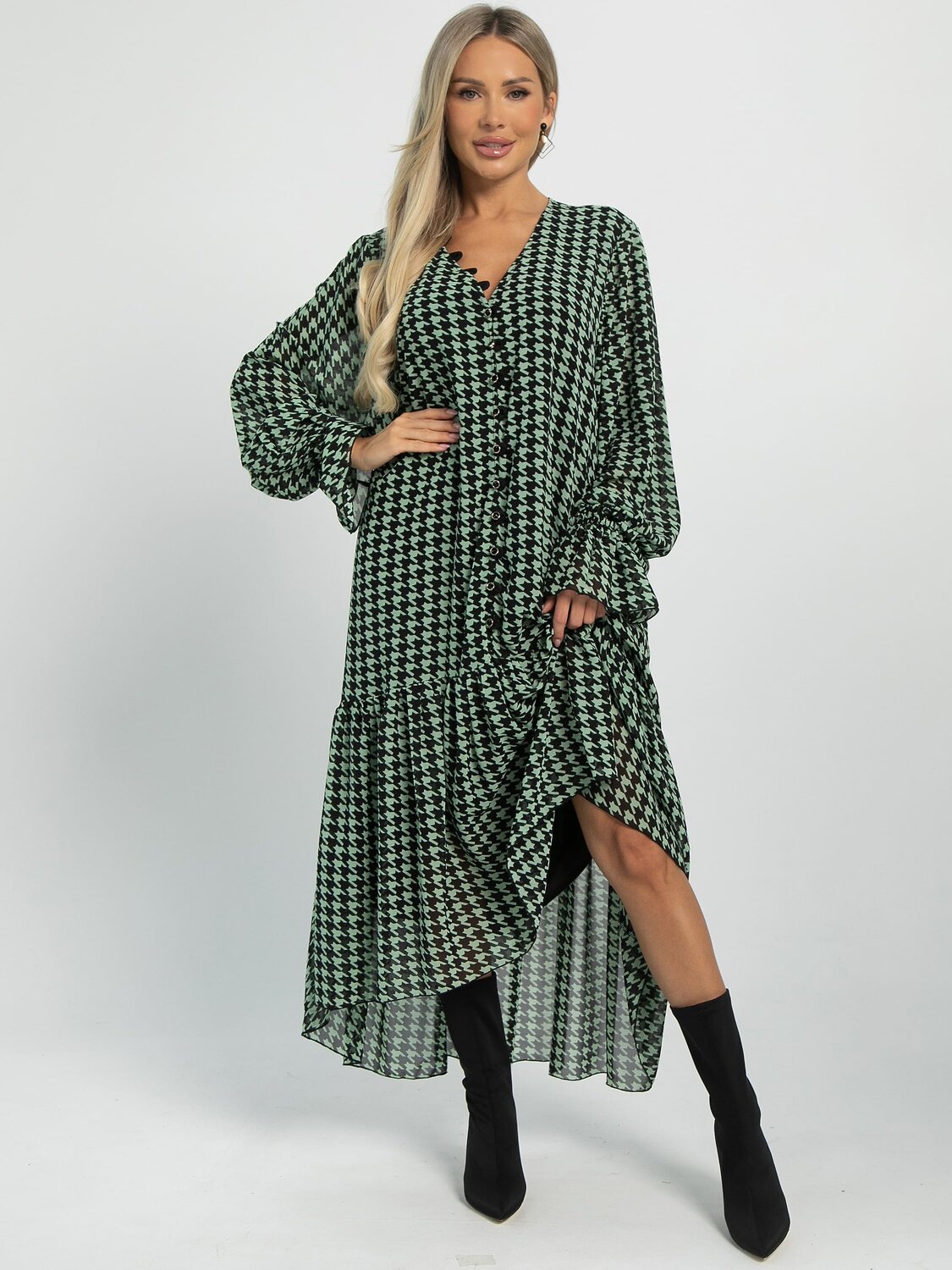LT Collection Платье 608250 П16257-39М Зеленый