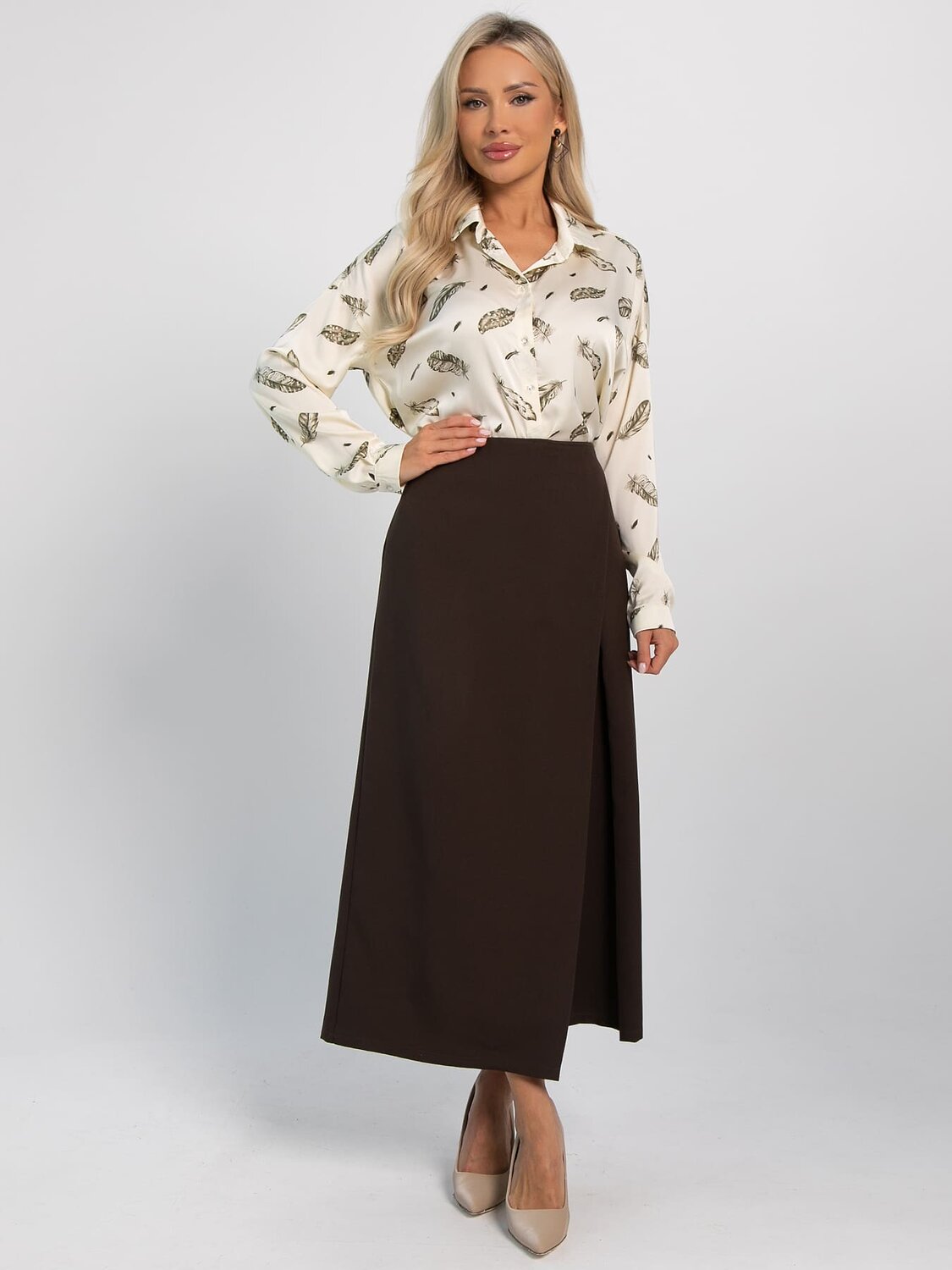 LT Collection Юбка 608251 Ю16268-10М шоколадный
