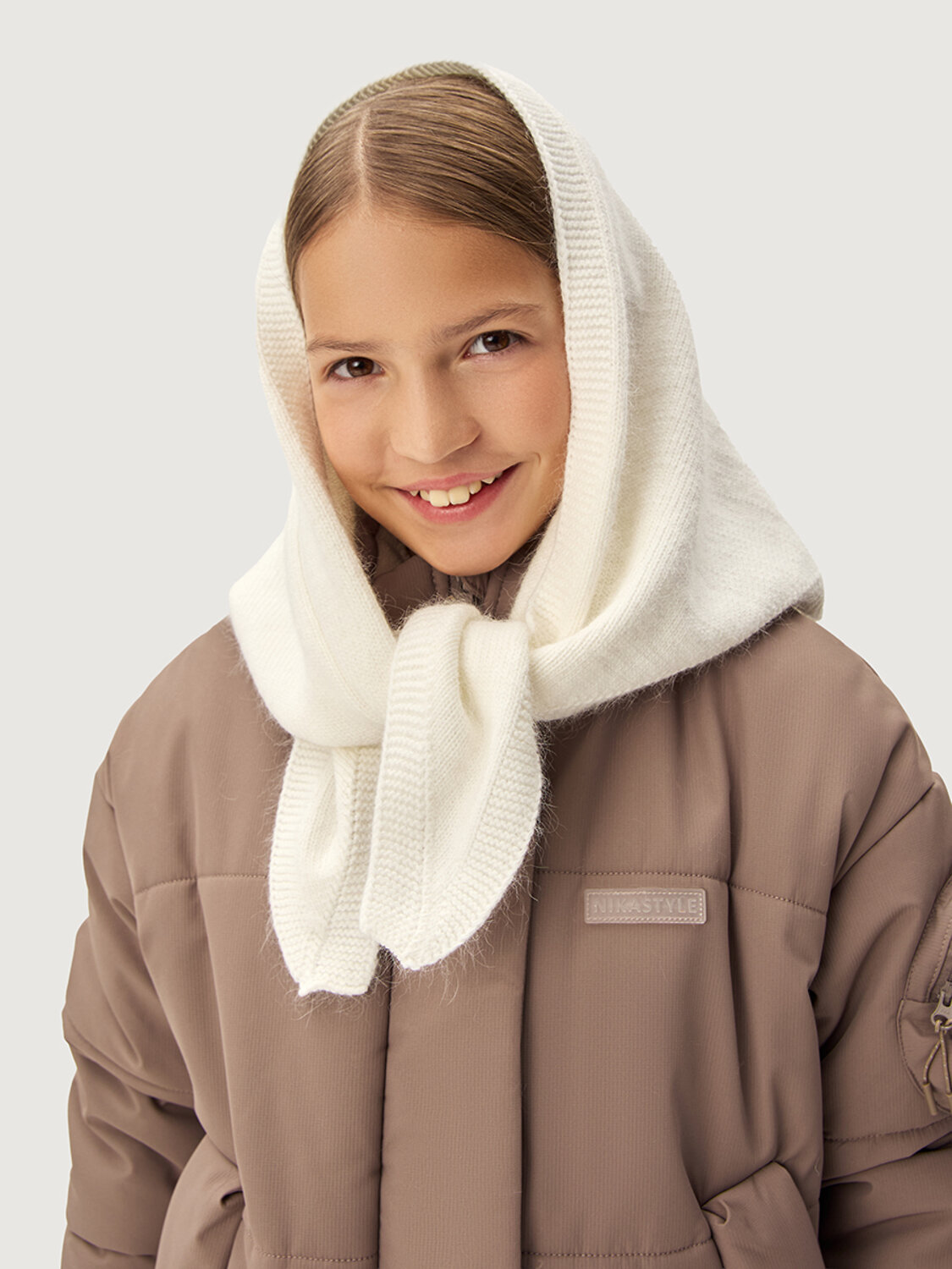 NIKASTYLE Шарф 608434 17з52626 молоко