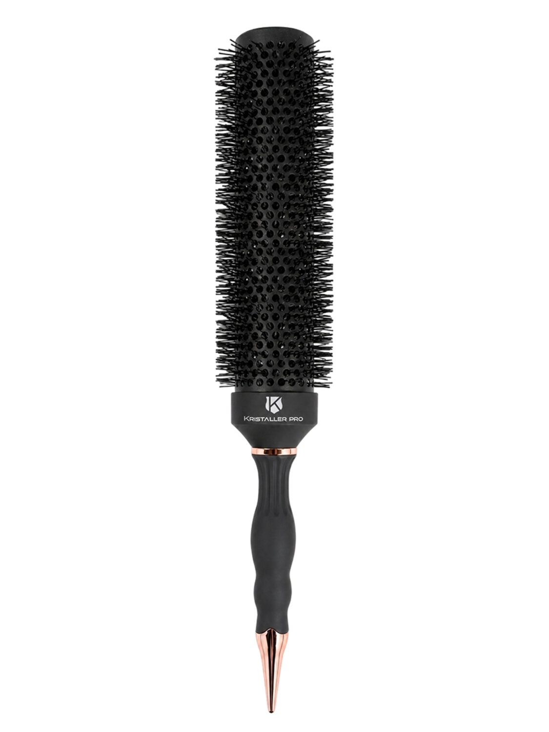 Kristaller Термобрашинг для укладки волос XL / Ceramic + Ionic TG-39/45, 45 мм, черный 608625 28598 