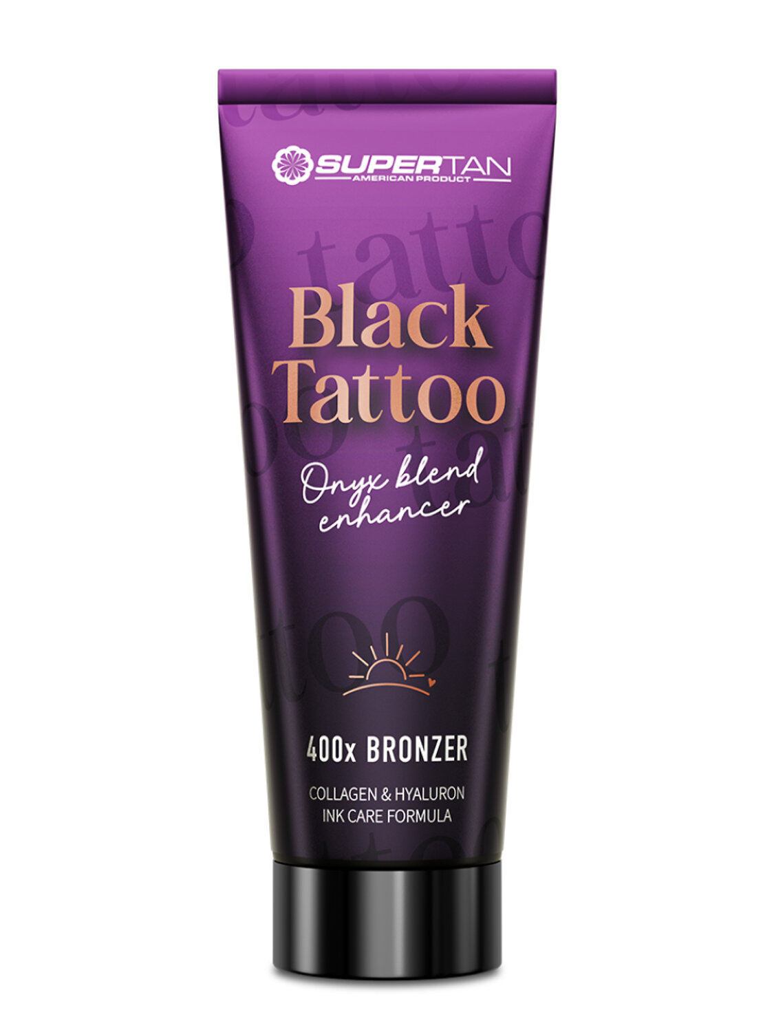 SuperTan Крем-бронзатор для солярия с защитой татуировок / Black Tattoo 400x Bronzer, 200 мл 608640 28626 
