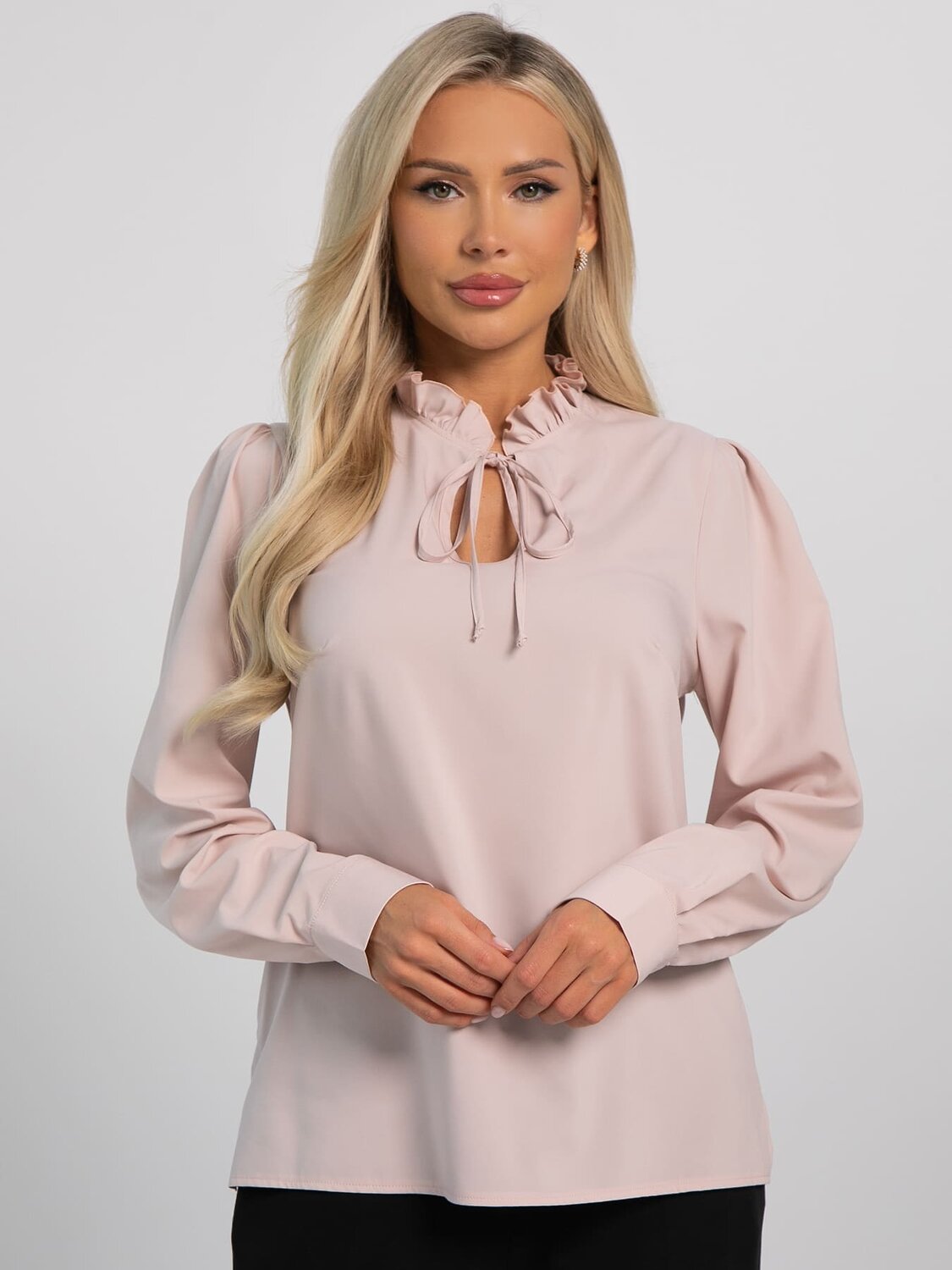 LT Collection Блуза 608658 Б16245-16М пудровый