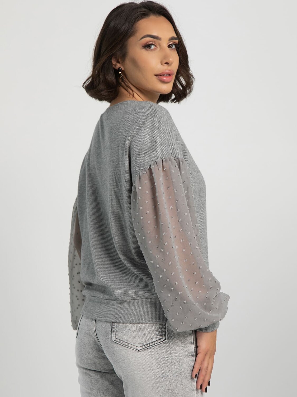 LT Collection Джемпер 608669 Б16325-1М Серый