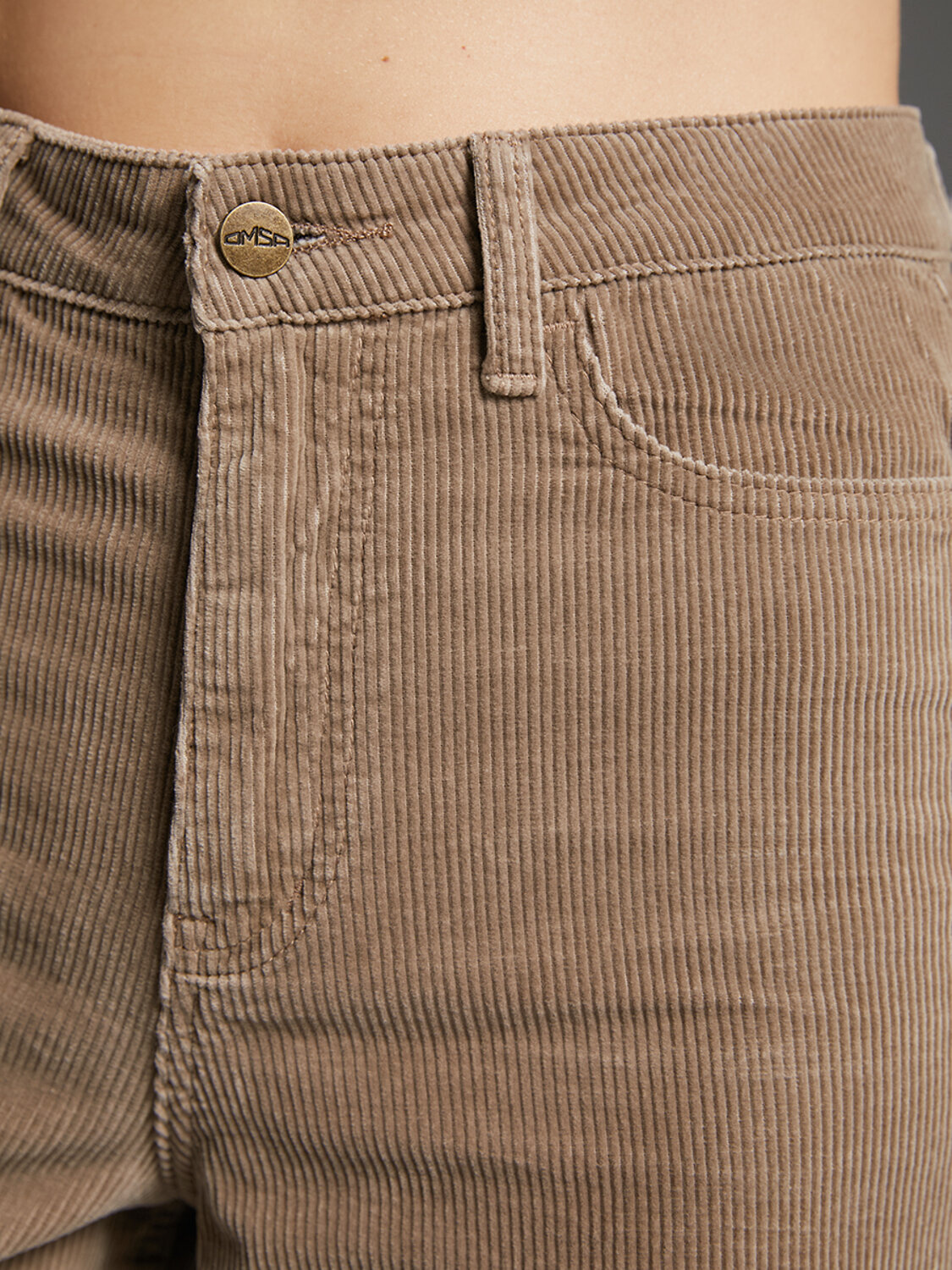 Omsa Брюки 608728 OmD 150 WIDE LEG Брюки вельвет жен. Beige (Бежевый)
