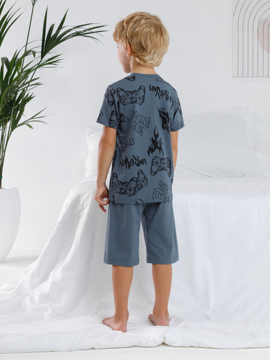 CROCKID Пижама 608865 К 1614 синий