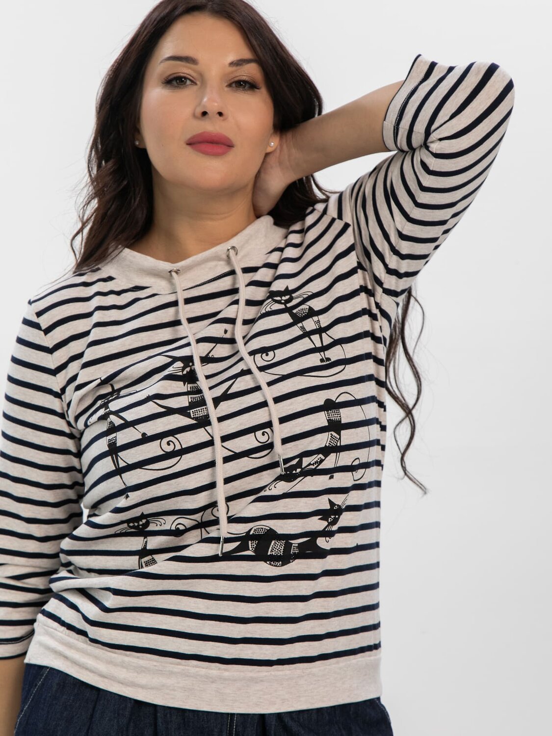 LT Collection Блуза 608935 Б16371-20М Бежевый
