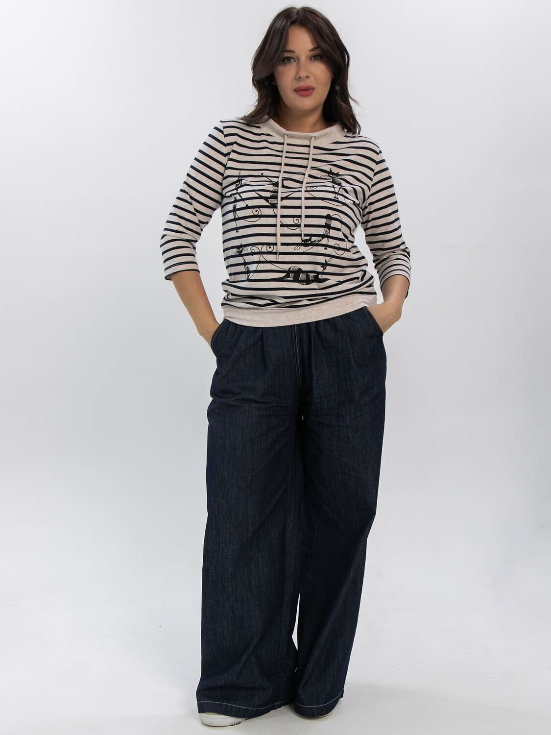 LT Collection Блуза 608935 Б16371-20М Бежевый