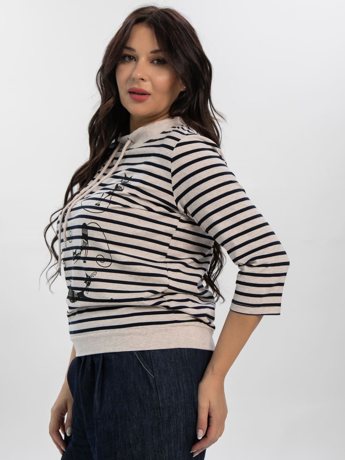 LT Collection Блуза 608935 Б16371-20М Бежевый