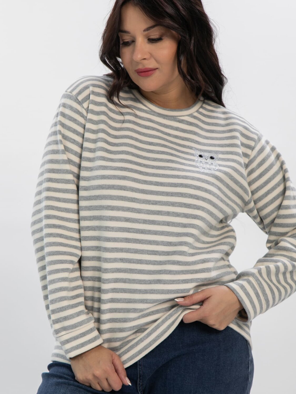 LT Collection Свитшот 608936 Б16370-20М Серый