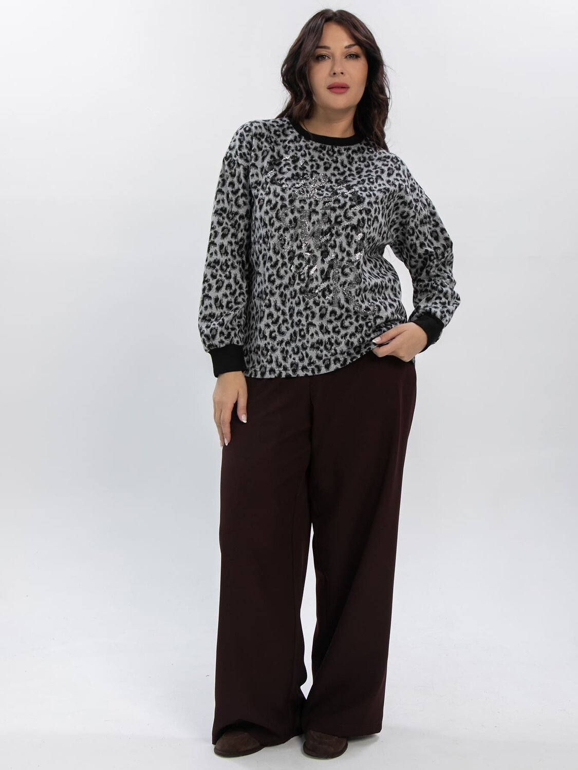 LT Collection Блуза 608938 Б16380-20М Серый
