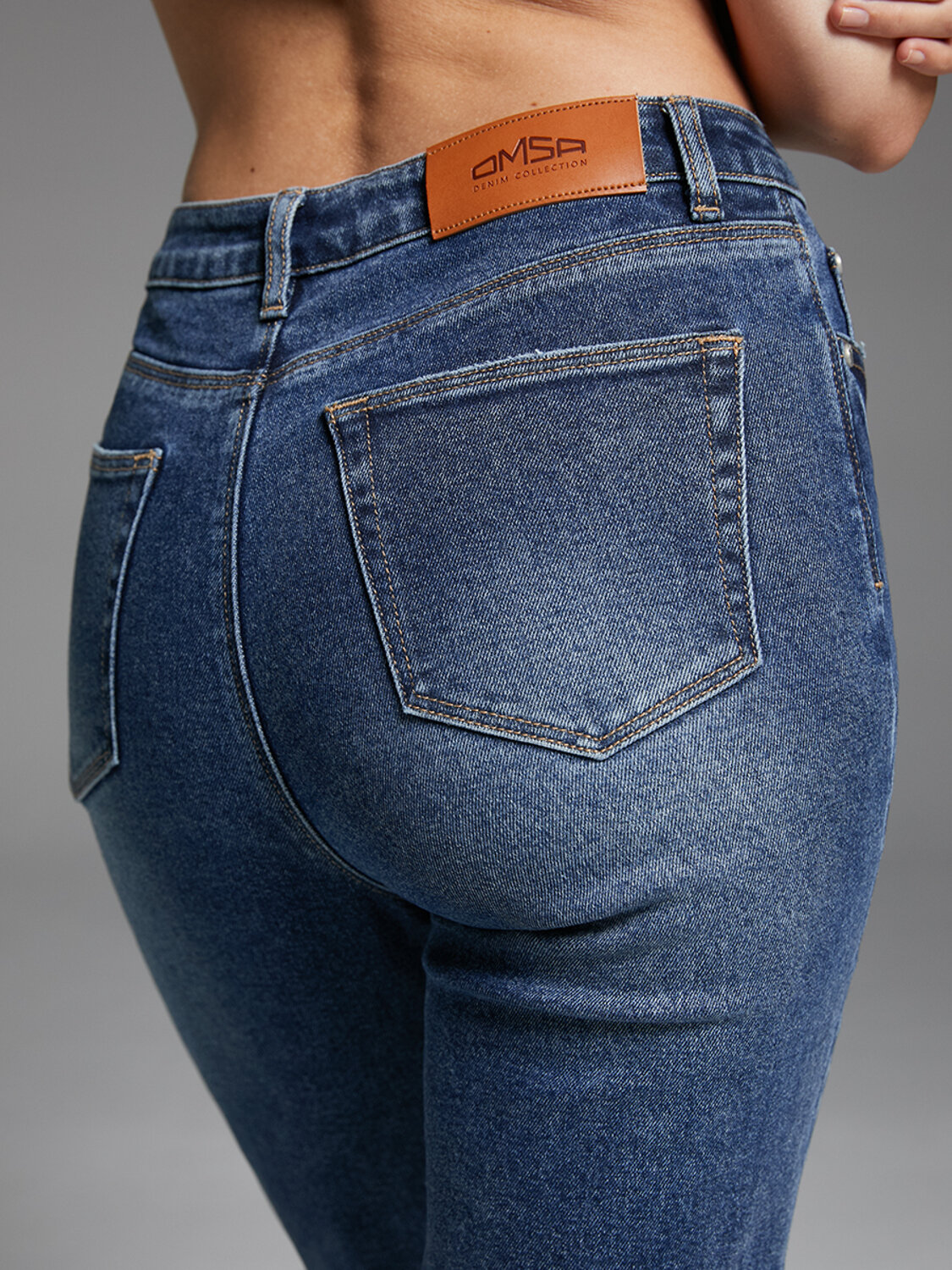 Omsa Джинсы 609316 OmD 1200 CLASSIC Jeans Wash (Синий)