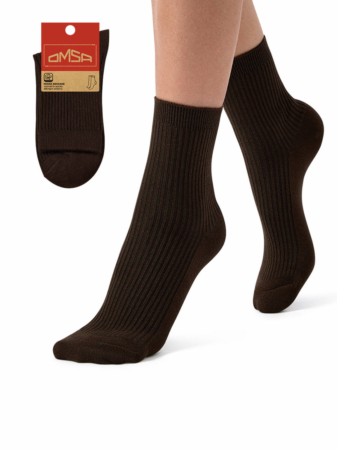 Omsa Носки 609335 OMSA ECO 257 Cioccolata (Коричневый)