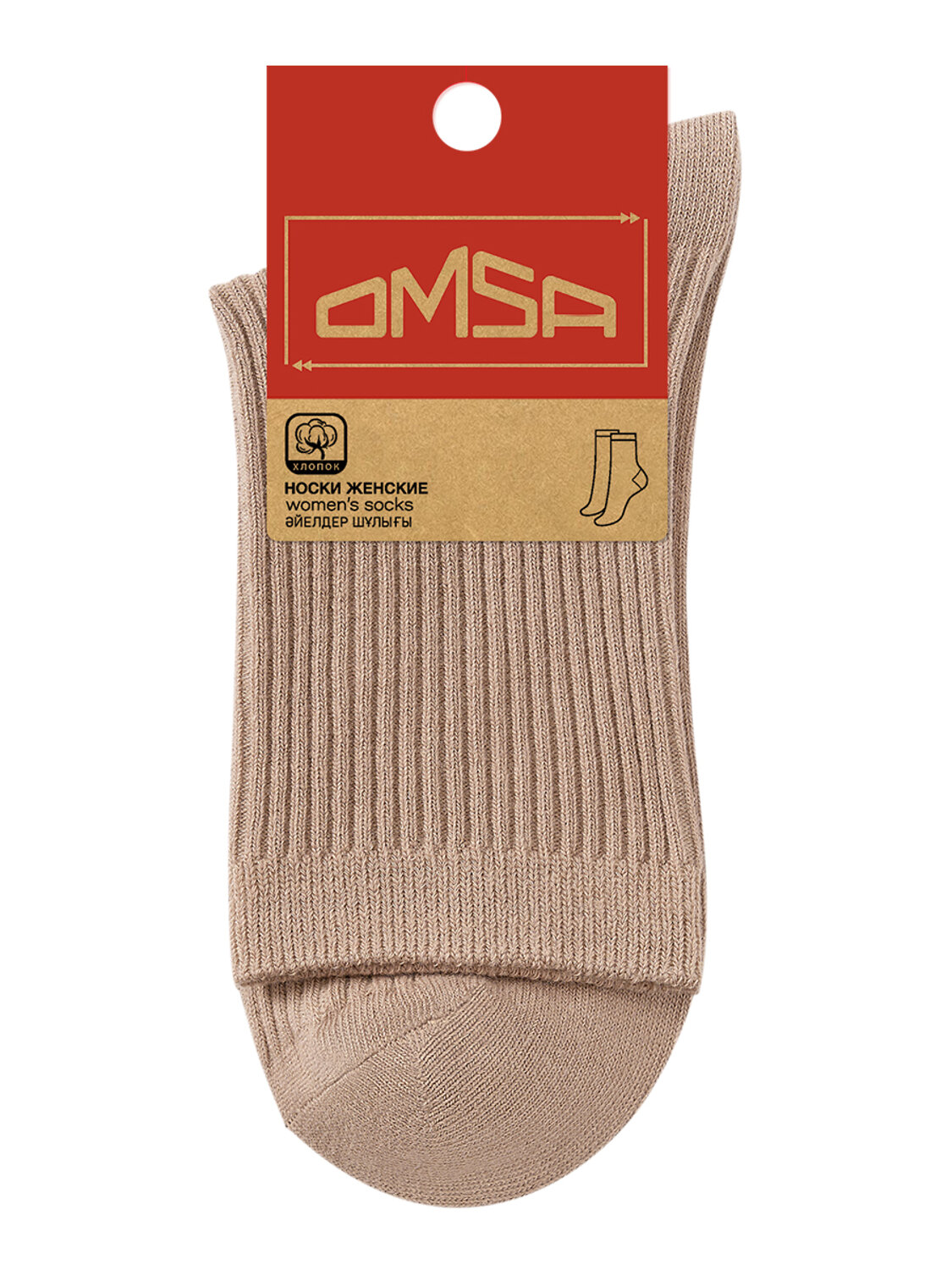 Omsa Носки 609344 OMSA ECO 257 Latte (Молочный)