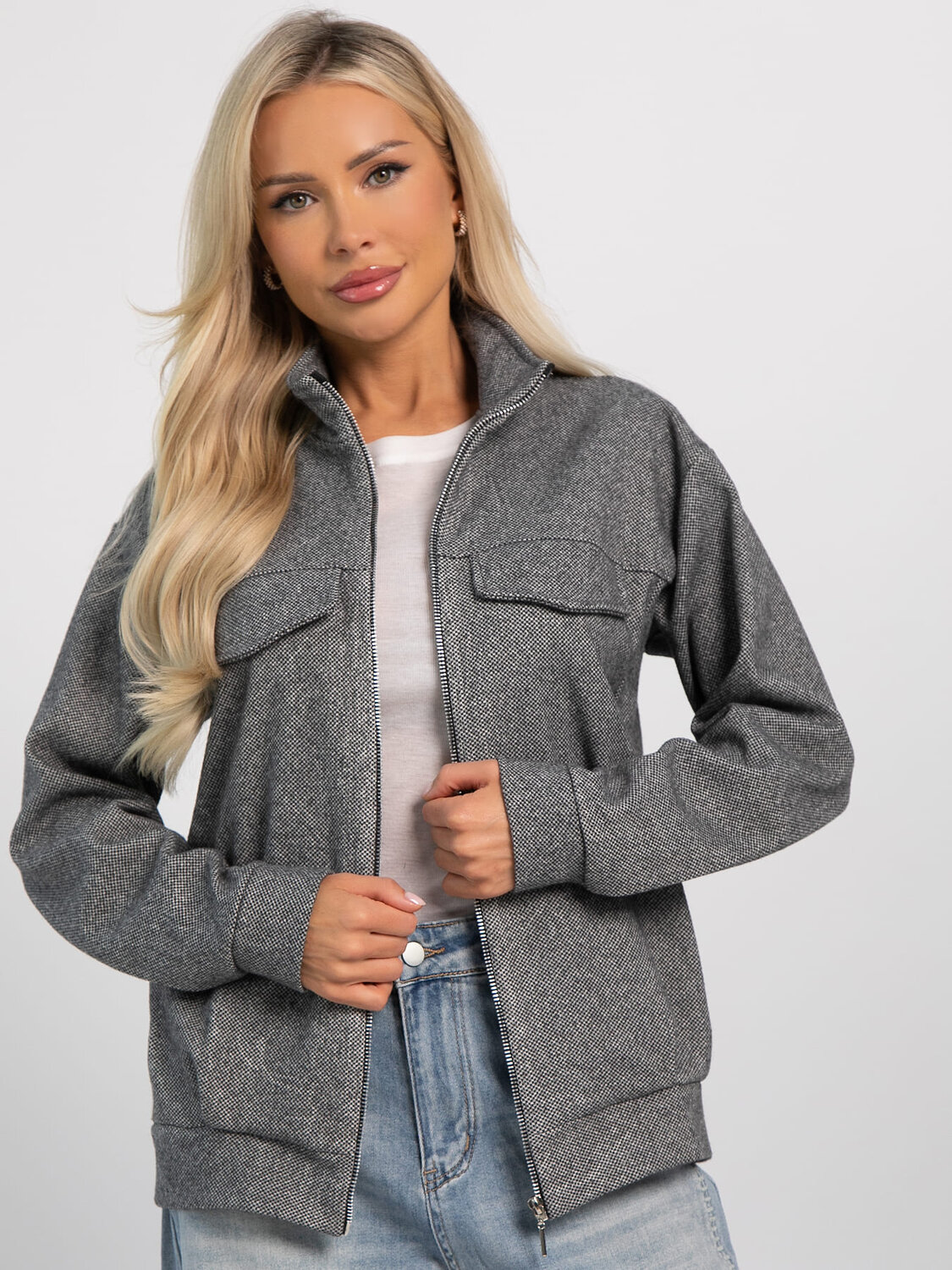 LT Collection Жакет 609620 Б16326-1М Серый