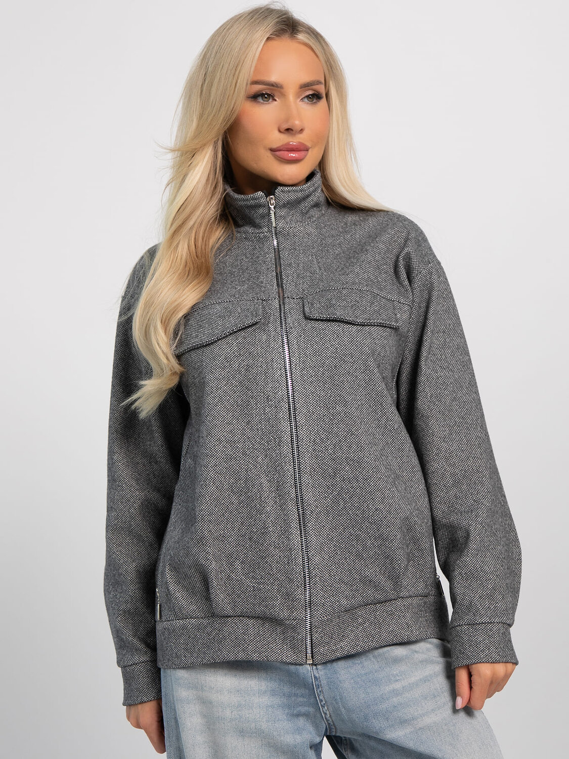 LT Collection Жакет 609620 Б16326-1М Серый