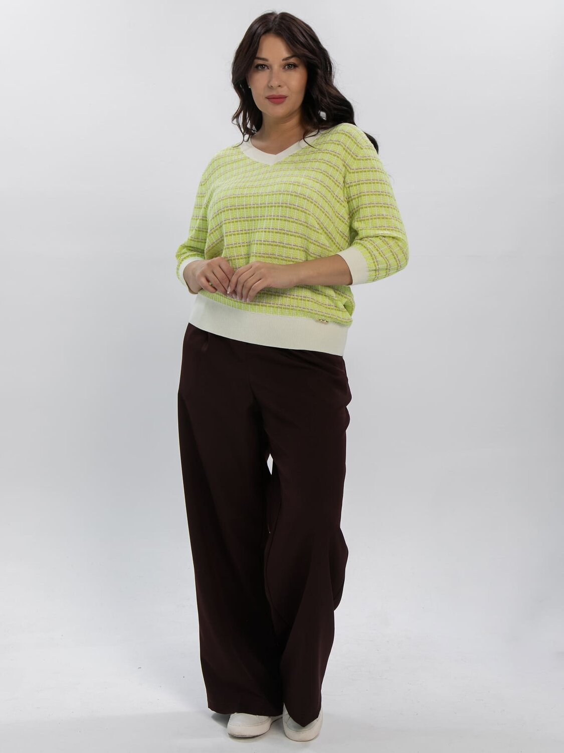 LT Collection Блуза 609621 Б16369-20М зеленый