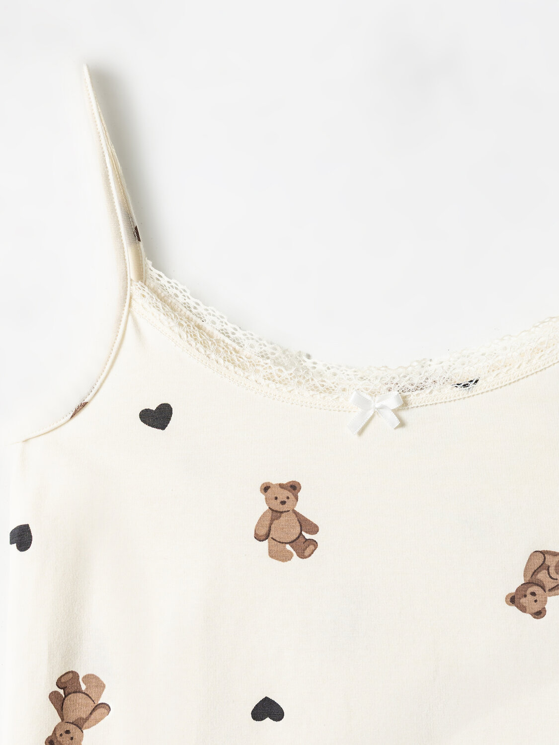 MARK FORMELLE Топ 609714 427745 мишки и сердца на молочном