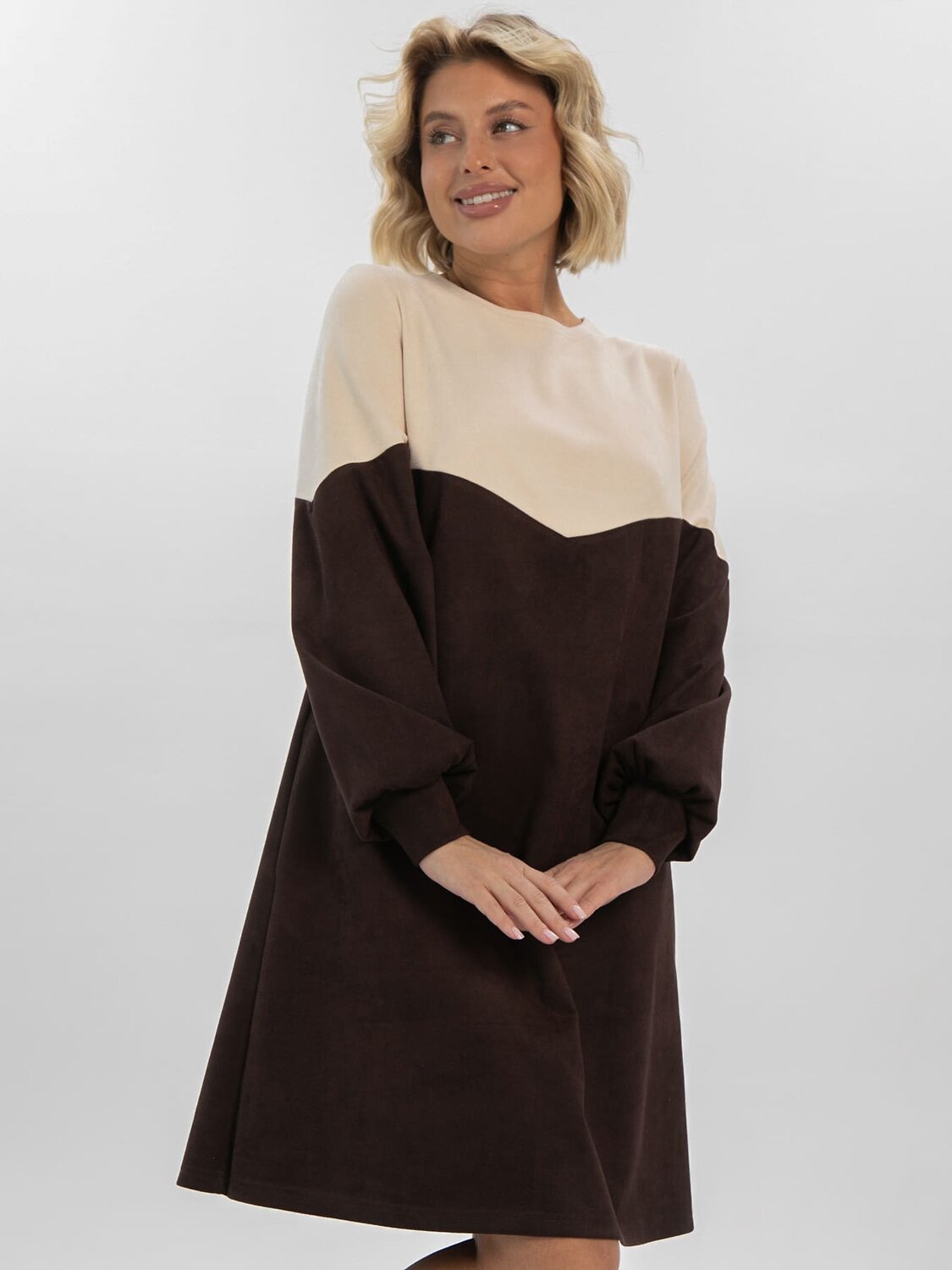 LT Collection Платье 609842 П16404-1М Коричневый