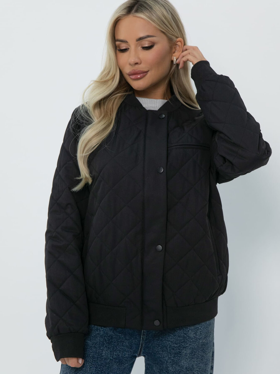 LT Collection Бомбер 609851 Б16442-18М Черный
