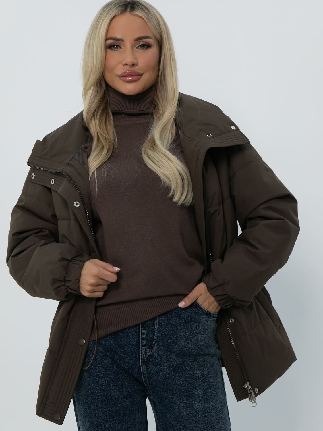 LT Collection Куртка 609854 Б16429-4М шоколадный
