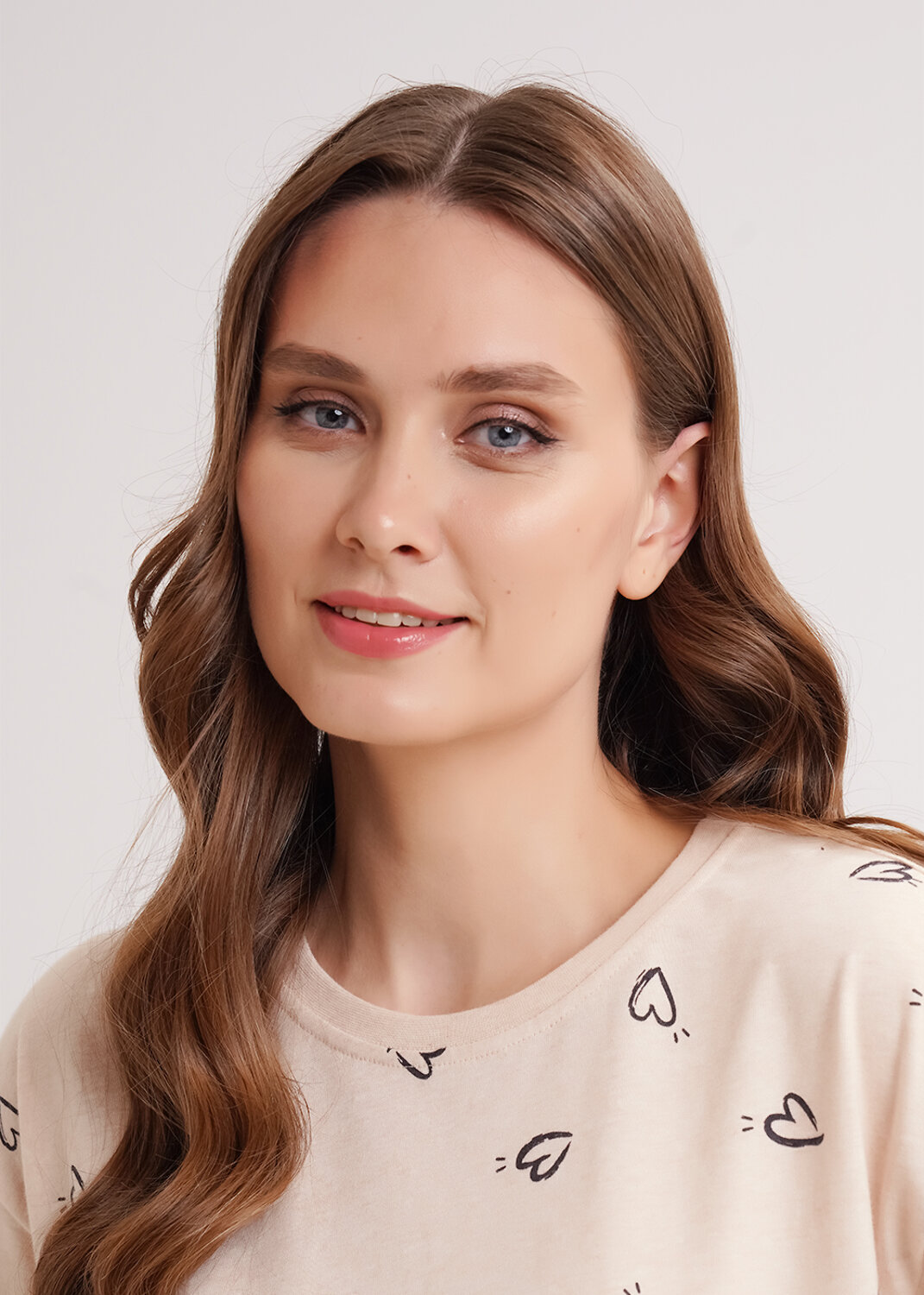 CLEVER Платье 610042 LDR16-1249/1 меланж св.бежевый/т.серый