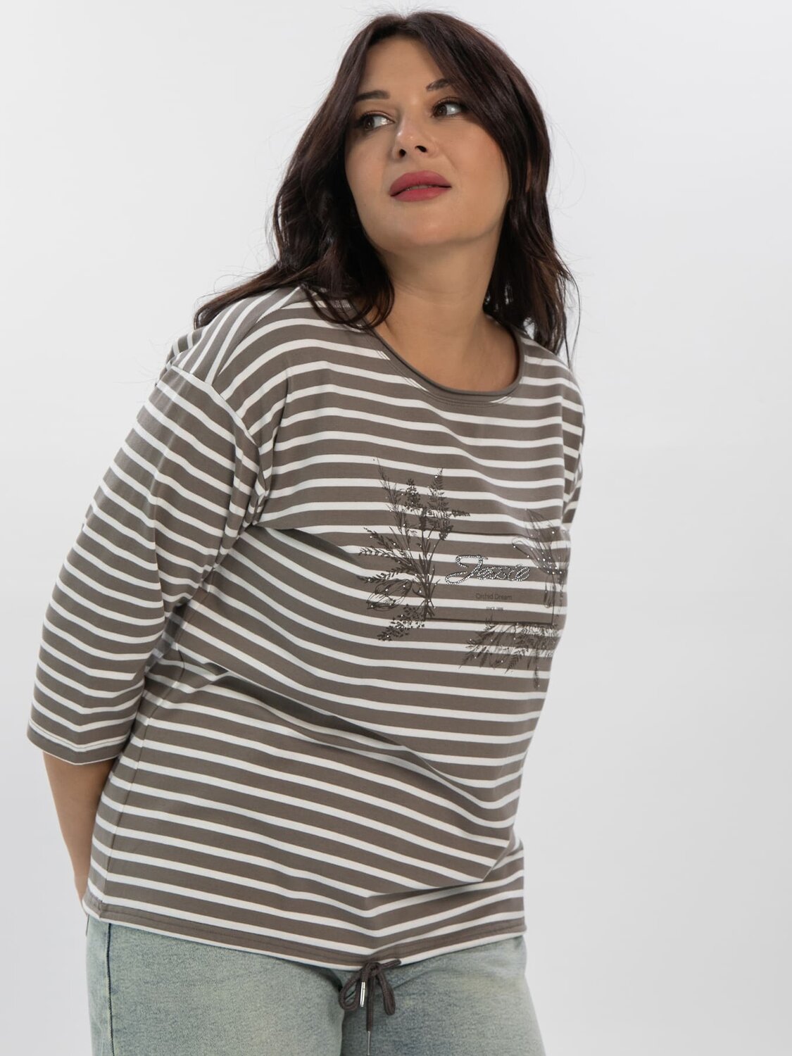 LT Collection Блуза 610276 Б16386-20М Коричневый