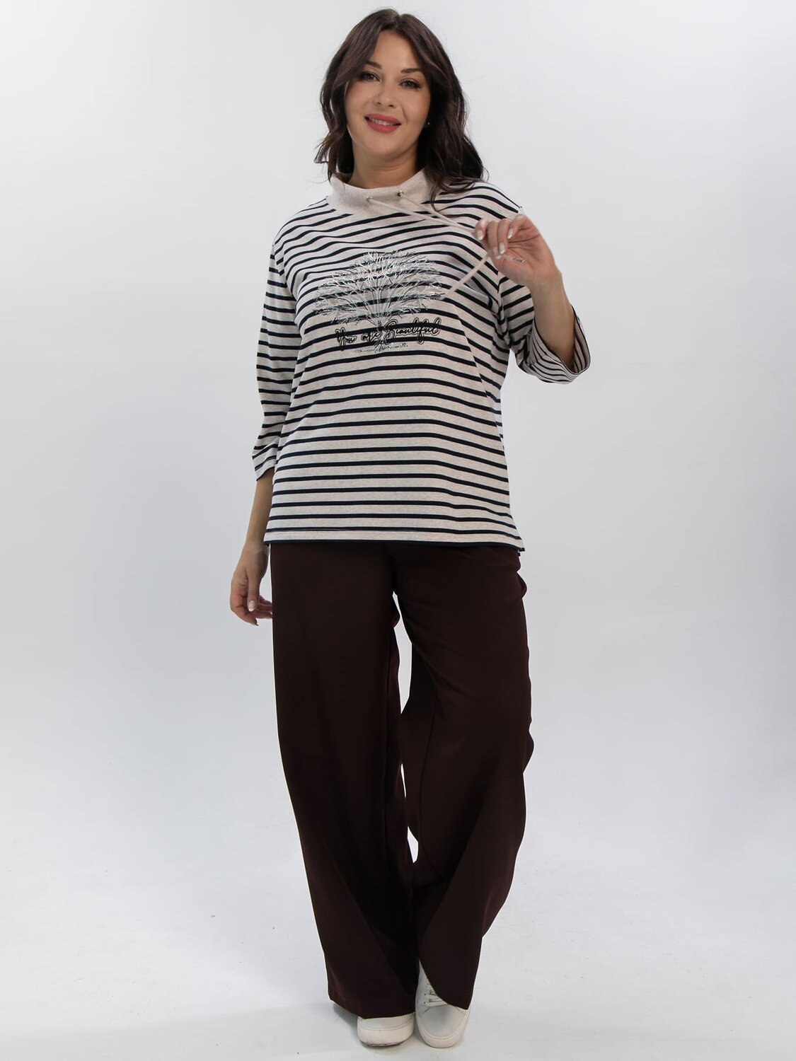 LT Collection Блуза 610277 Б16385-20М Бежевый